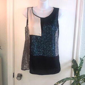 Jennifer Lopez Sequined Tank Top Size Small